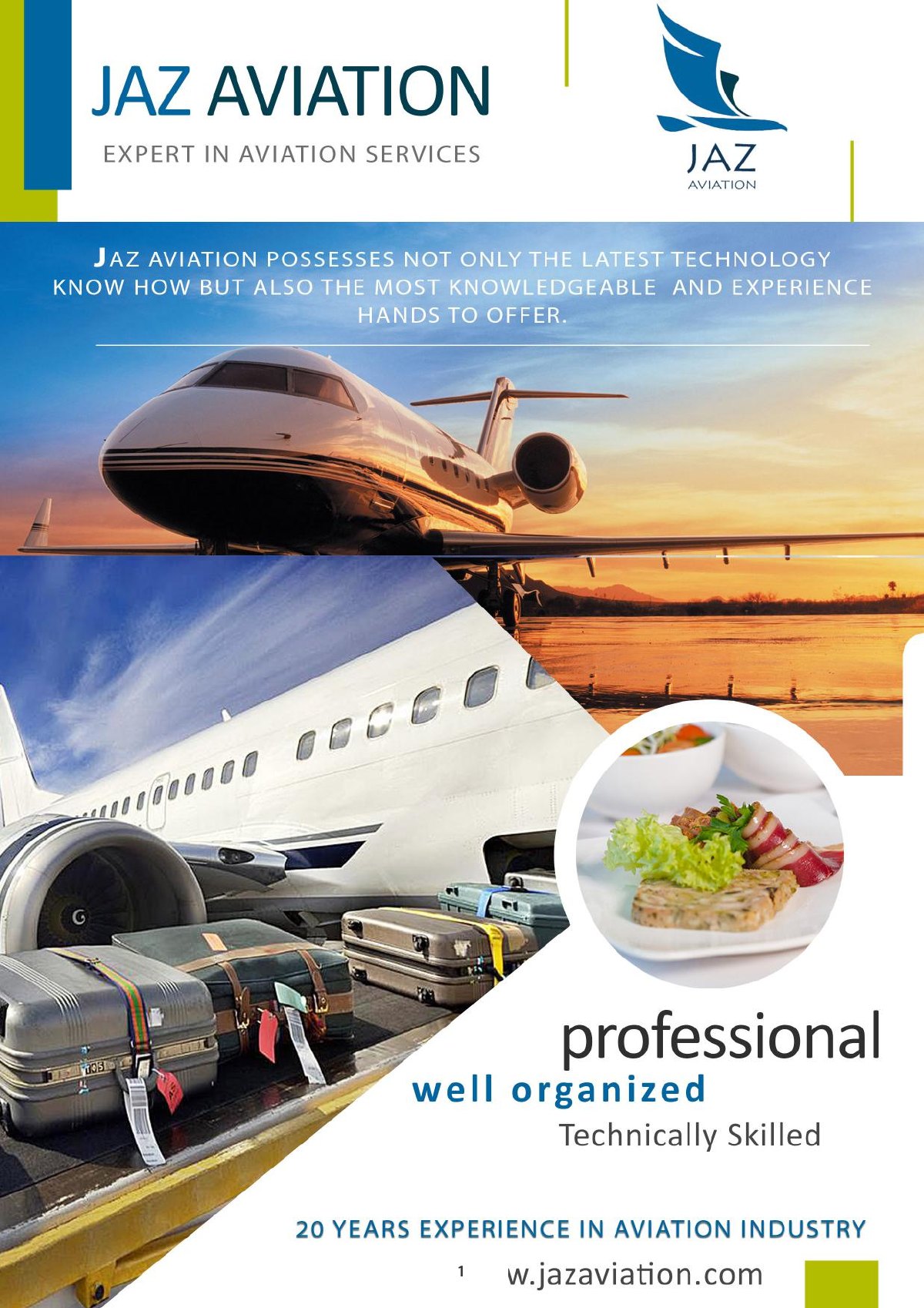 JAZ Aviation company profile - page 1